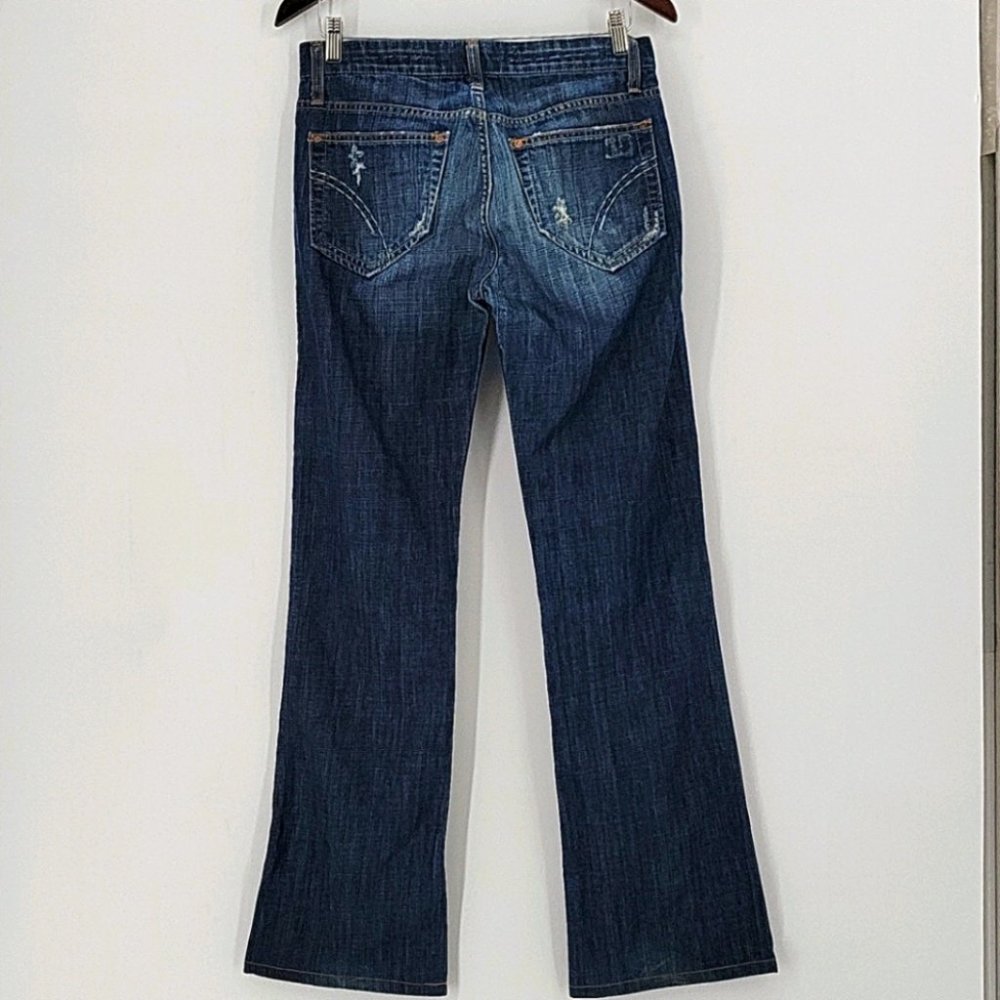 Joe's Jeans Rocker Distressed Bootcut Jeans Size 29 - Picture 2 of 14